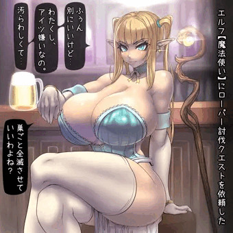 デカパイエルフへの依頼