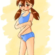 デフォルメの試作で描いた子①。