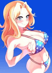 【ガルパン】ケイさんと星条旗ビキニ