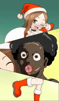 ドスケベ衣装で男の前に現れる高木サンタ