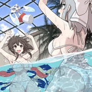 閃乱カグラ×ポケモンで温水プール！