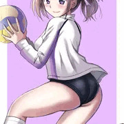 ポニーテールと体操着④