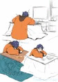 触発されて