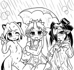 雨の日のお散歩