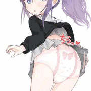 おむつ「ちらっ♥」(お題箱)