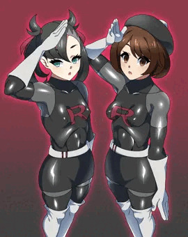 ロケット団員化ユウリマリィ