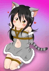 ねこ夢香縛り