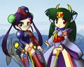 某所で放水合戦