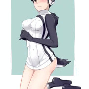 フンボルトペンギンのコスプレの熊耳武緒さん