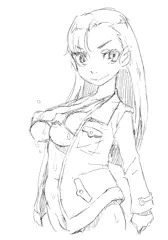 どうだ福田！お前もよく着ている伯剌西爾水着を私も着てみたぞっ！！
