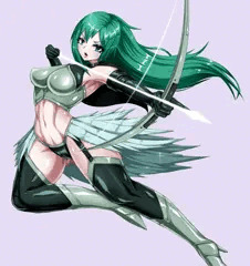 堕ちたエルフの戦士