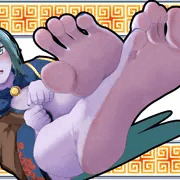ゾンビ娘の足