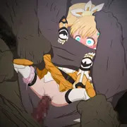 【GIFアニメ】格闘系の変身ヒロインピンチ