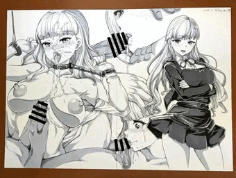 よるの落がき37　マルガレーテちゃん