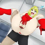 辱めを受ける女サンタ