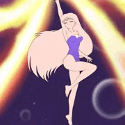 セーラーマーズにリボン状レオタードを着せてみた