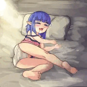 ねてるフィズちゃんに
