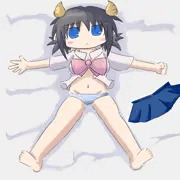 ベッドの上