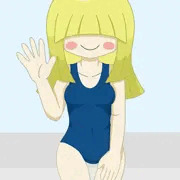 スク水目隠れちゃん（仮）