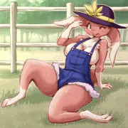 サロペットなバニーちゃん