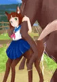 JCになったロリケンタウロスちゃん