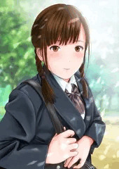 一緒の帰りが嬉しい女の子