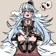 ヤクーツクちゃんの太ももコキ