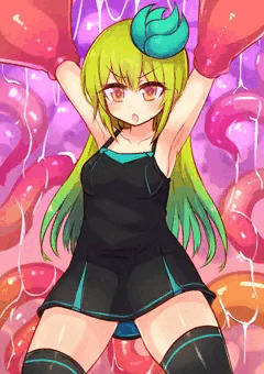 キミドリさんの触手くすぐりお漏らしシチュ