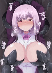 【Skeb】新条アカネ 触手乳責め