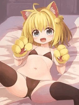 黒MB金髪猫耳ちびっこ