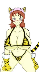 虎柄メイドーにょ