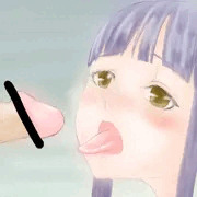 【液体練習？】舌出しカラー