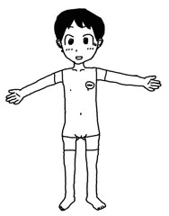 ダンボー風みうら(ボディーペイント)