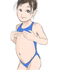 改良スク水少女　
