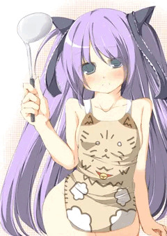心が綺麗な人にしか見えないエプロンです