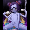 ぐるぐる巻きにするマフェット