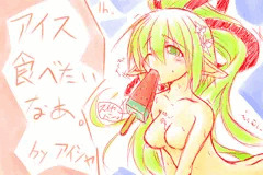 アイスもふもふレナさん。