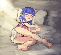 ねてるフィズちゃんに