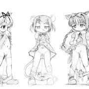 【練習絵】生きたお人形さんを出してみよ～☆