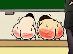 体罰を受ける母娘