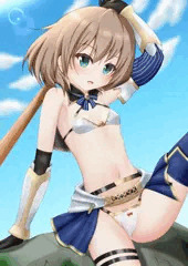 例のビキニアーマー世那ちゃん