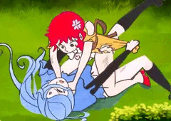 メグＶＳノンノパンチラ肉弾戦２