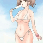 アイスペロペロ娘