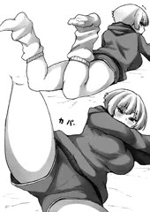 出迎える女