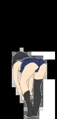 ニーソ履き痴女ちゃん