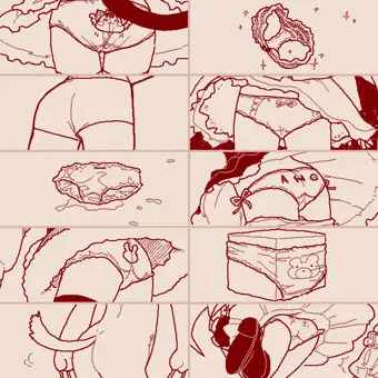 手書きパンツ３２
