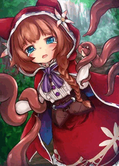 しょくしゅにつかまったあかずきんちゃん