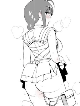 律子落描き