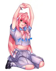 背伸びしてるハナコちゃん