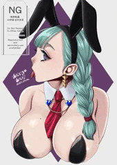 三つ編みバニー